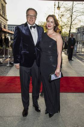 ABB PRESSEBALL- Mario Voigt und Constanze Fuenfstueck zu Gast auf dem 73.Bundespresseball im Hotel Adlon Kempinski am 17.04.2026 in Berlin