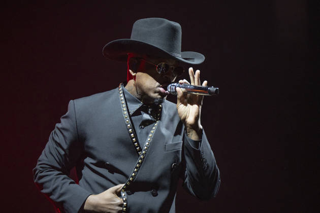 Ne-Yo Performs in Madrid, Spain - 17 Apr 2026 Singer Shaffer Chimere Smith, better known as Ne-Yo, performs live during a concert at the Movistar Arena in Madrid. Madrid Spain Copyright: xAtilanoxGarciax xSOPAxImagesx photos13585