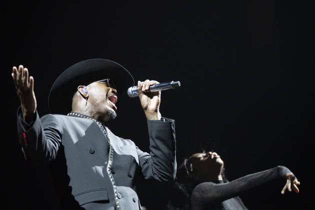 Ne-Yo Performs in Madrid, Spain - 17 Apr 2026 Singer Shaffer Chimere Smith, better known as Ne-Yo, performs live during a concert at the Movistar Arena in Madrid. Madrid Spain Copyright: xAtilanoxGarciax xSOPAxImagesx photos13591