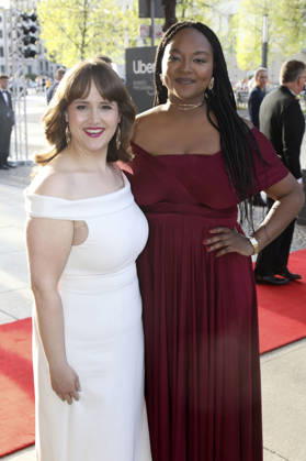 Ricarda Lang und Aminata Toure beim 73. Bundespresseball 2026 im Hotel Adlon Kempinski. Berlin, 17.04.2026