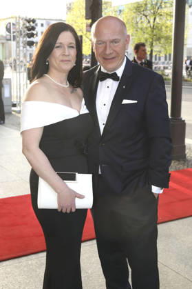 Katharina Günther-Wünsch und Kai Wegner beim 73. Bundespresseball 2026 im Hotel Adlon Kempinski. Berlin, 17.04.2026