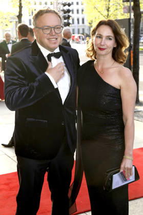 Mario Voigt und Constanze Fünfstück beim 73. Bundespresseball 2026 im Hotel Adlon Kempinski. Berlin, 17.04.2026