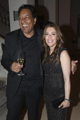 Cherno Jobatey and Jule Gölsdorf beim 73. Bundespresseball 2026 im Hotel Adlon Kempinski. Berlin, 17.04.2026