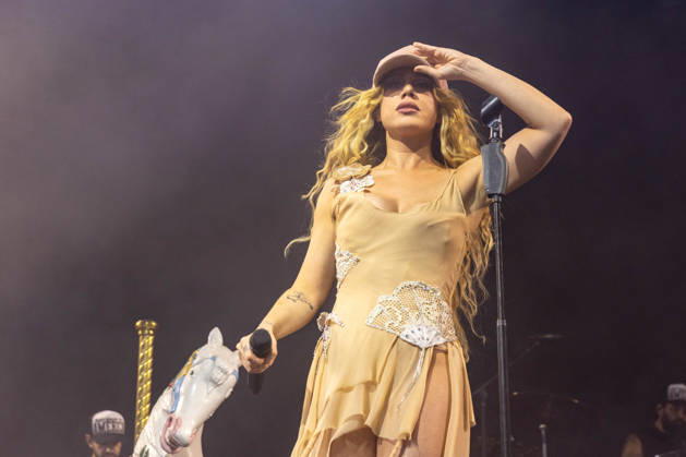 April 17, 2026, Indio, California, U.S: Singer SLAYYYTER (CATHERINE GRACE GARNER) during Coachella Valley Music and Arts Festival at Empire Polo Club in Indio, California Indio U.S  - ZUMAs135 20260417_zap_s135_002 Copyright: xDanielxDeSloverx
