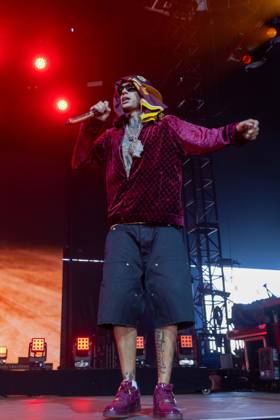 April 17, 2026, Indio, California, U.S: Rapper CENTRAL CEE (OAKLEY NEIL CAESAR-SU) during Coachella Valley Music and Arts Festival at Empire Polo Club in Indio, California Indio U.S  - ZUMAs135 20260417_zap_s135_026 Copyright: xDanielxDeSloverx