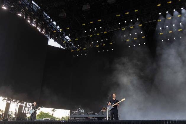 April 17, 2026, Indio, California, U.S: ROMY MADLEY CROFT, JAMIE XX and OLIVER SIM of The xx during Coachella Valley Music and Arts Festival at Empire Polo Club in Indio, California Indio U.S  - ZUMAs135 20260417_zap_s135_033 Copyright: xDanielxDeSloverx