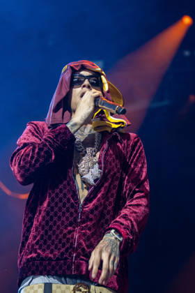 April 17, 2026, Indio, California, U.S: Rapper CENTRAL CEE (OAKLEY NEIL CAESAR-SU) during Coachella Valley Music and Arts Festival at Empire Polo Club in Indio, California Indio U.S  - ZUMAs135 20260417_zap_s135_084 Copyright: xDanielxDeSloverx