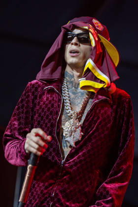 April 17, 2026, Indio, California, U.S: Rapper CENTRAL CEE (OAKLEY NEIL CAESAR-SU) during Coachella Valley Music and Arts Festival at Empire Polo Club in Indio, California Indio U.S  - ZUMAs135 20260417_zap_s135_092 Copyright: xDanielxDeSloverx