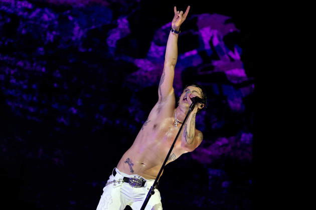 Yungblud live at First Direct Bank Arena, Leeds, UK, 17 April 2026. Yungblud performing live at First Direct Bank Arena, Leeds, UK, 17 April 2026., Credit:Hels MIllington Avalon  Copyright: xHelsxMIllingtonx xAvalonx 1092428254