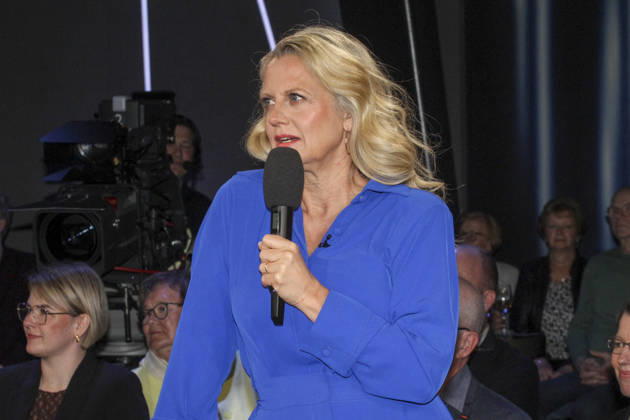 ABB TALKSHOW- Barbara Schoeneberger Moderatorin der NDR Talkshow , aus dem NDR 3 Studio am 17.04.2026 in Hamburg