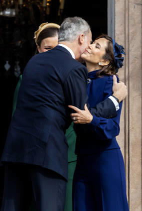 18-04-2026 Denmark King Felipe and Queen Mary attend the confirmation of Prince Vincent and Princess Josephine in Fredensborg Castle church in Denmark. Â  Copyright: xPPEx