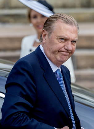 18-04-2026 Denmark Prince Charles de Bourbon des Deux-Siciles attend the confirmation of Prince Vincent and Princess Josephine in Fredensborg Castle church in Denmark. Â  Copyright: xPPEx