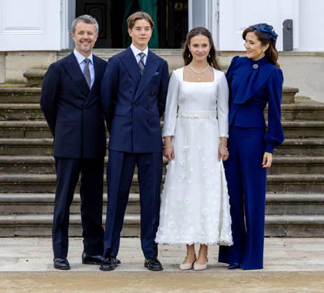 18-04-2026 Denmark King Frederik and Queen Mary attend the confirmation of Prince Vincent and Princess Josephine in Fredensborg Castle church in Denmark. Â  Copyright: xPPEx