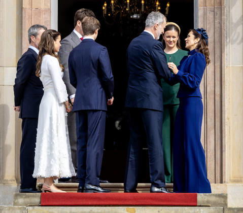 18-04-2026 Denmark King Felipe and King Frederik and Queen Mary and Prince Christian and Princess Isabella attend the confirmation of Prince Vincent and Princess Josephine in Fredensborg Castle church in Denmark. Â  Copyright: xPPEx