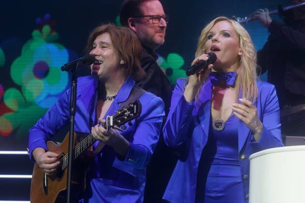 18.04.2026, Abbamania - die Show, Konzert in der Uber Arena in Berlin, Tributeshow, 50 Jahre Dancing Queen, Berlin Deutschland, Germany