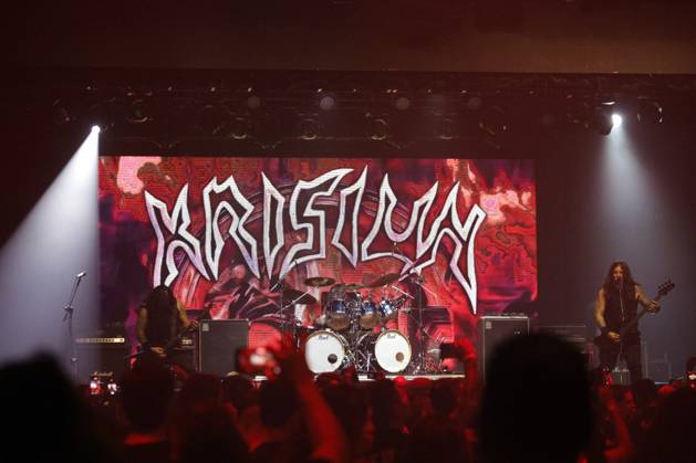 RECORD DATE NOT STATED Krisiun performs on stage at Party on Wacken in Sao Paulo. Sao Paulo (SP), 04 18 2026 - Wacken Open Air Show Music SP - Presentation of the band Krisiun during the party on Wacken, side show of the Bangers Open Air 2026 lineup. Wacken Open Air is one of the world s renowned heavy metal festivals, celebrating its 35th anniversary with a great event held at Audio this Saturday (18) in the west zone of Sao Paulo.(Foto: Fabricio Bomjardim Thenews2 imago images) Krisiun performs on stage at Party on Wacken in Sao Paulo.  Copyright: xFabricioxBomjardimx