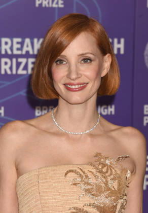 SANTA MONICA, CA - APRIL 18: Jessica Chastain at the 2026 Breakthrough Prize on April 18, 2026 at Barker Hangar in Santa Monica, California. Copyright: xJeffreyxMayer MediaPunchx