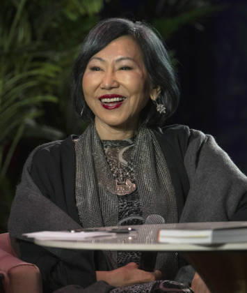 April 18, 2026 - Los Angeles, California, USA - AMY TAN speaks at the 2026 Los Angeles Times Festival of Books on the campus of the University of Southern California. Los Angeles USA - ZUMAce6_ 20260418_zaf_ce6_003 Copyright: xBrianxCahnx