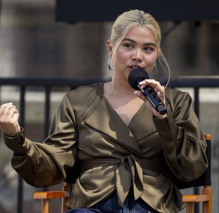 April 18, 2026 - Los Angeles, California, USA - HAYLEY KIYOKO speaks at the 2026 Los Angeles Times Festival of Books on the campus of the University of Southern California. Los Angeles USA - ZUMAce6_ 20260418_zaf_ce6_008 Copyright: xBrianxCahnx