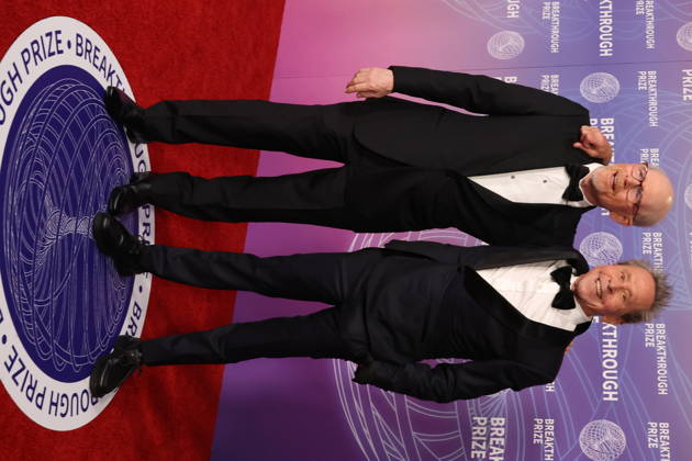12th Breakthrough Prize Ceremony SANTA MONICA, CALIFORNIA - APRIL 18:Ron Howard and Brian Grazer attend the 12th Breakthrough Prize Ceremony at Barker Hangar on April 18, 2026 in Santa Monica, California Credit: AdMedia EDITORIAL USE ONLY  Copyright: xx AdMediax admphotostwo982934