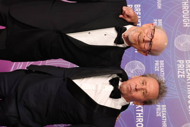 12th Breakthrough Prize Ceremony SANTA MONICA, CALIFORNIA - APRIL 18:Ron Howard and Brian Grazer attend the 12th Breakthrough Prize Ceremony at Barker Hangar on April 18, 2026 in Santa Monica, California Credit: AdMedia EDITORIAL USE ONLY  Copyright: xx AdMediax admphotostwo982935