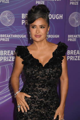 SANTA MONICA, CA - APRIL 18: Salma Hayek at the 2026 Breakthrough Prize on April 18, 2026 at Barker Hangar in Santa Monica, California. Copyright: xJeffreyxMayer MediaPunchx