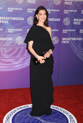 SANTA MONICA, CA - APRIL 18: Anne Hathaway at the 2026 Breakthrough Prize on April 18, 2026 at Barker Hangar in Santa Monica, California. Copyright: xJeffreyxMayer MediaPunchx