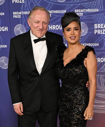 2026 Breakthrough Prize Ceremony Francois-Henri Pinault and Salma Hayek arriving to the 12th Breakthrough Prize Ceremony held at Barker Hangar on April 18, 2026 in Santa Monica, CA. Santa Monica Barker Hangar California USA Copyright: xStarbuck xAFF-USA.COMx