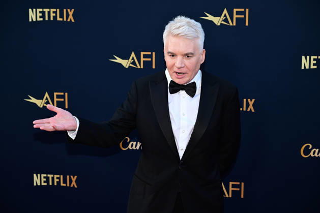 Mike Meyers attends the 51st American Film Institute (AFI) Life Achievement Award ceremony at The Dolby Theatre in the Hollywood section of Los Angeles on Saturday, April 18, 2026. Hollywood legends gathered Saturday at the gala tribute to Eddie Murphy in celebration of his five-decade career.  LAP2026041844 JOHNxMCCOY