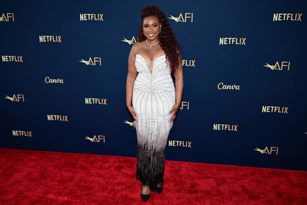 Jennifer Hudson attends the 51st American Film Institute (AFI) Life Achievement Award ceremony at The Dolby Theatre in the Hollywood section of Los Angeles on Saturday, April 18, 2026. Hollywood legends gathered Saturday at the gala tribute to Eddie Murphy in celebration of his five-decade career.  LAP2026041814 JOHNxMCCOY