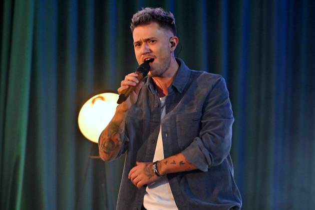 18.04.2026, Max Weidner™s Mia San Schlager 2.0, in der Festhalle Waldmünchen, Bayern, Deutschland (GER), im Bild: Max Weidner,