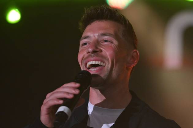 18.04.2026, Max Weidners Mia San Schlager 2.0, in der Festhalle Waldmünchen, Bayern, Deutschland (GER), im Bild: Ramon Roselly,