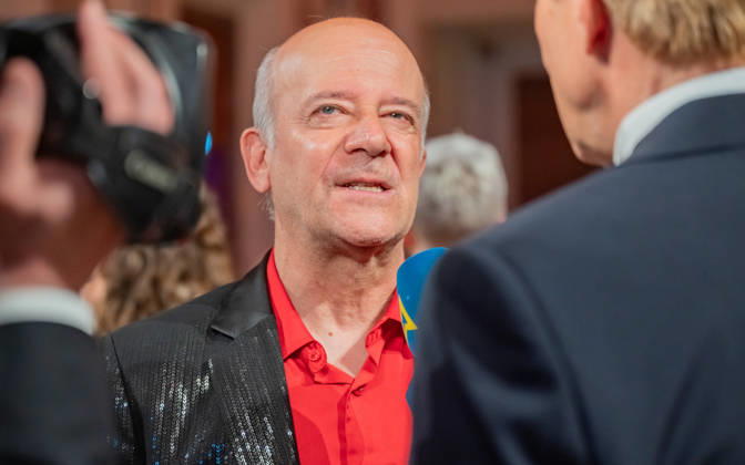 20260418 19. DAC Dancer against Cancer Ball WIEN, OESTERREICH - 18. APRIL: Musiker, Entertainer und Host des Abends Andy Lee Lang waehrend des Sektempfangs anlaesslich des 19. DaC Dancer against Cancer Galaballs in der Wiener Hofburg am 18. April 2026 in Wien, Oesterreich. 260418_SEPA_17_012 Copyright: xIsabellexOuvrardx SEPAxMedia