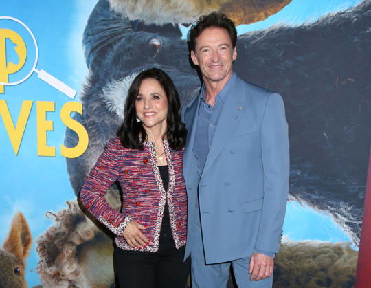 The Sheep Detectives New York Premiere Julia Louis-Dreyfus and Hugh Jackman attending The Sheep Detectives New York Premiere held at Jazz at Lincoln Center on April 19, 2026 in New York City, NY New York City Jazz at Lincoln Center NY USA Copyright: xStevenxBergman AFF-USA.COMx