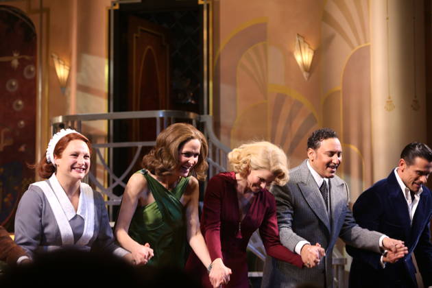 ˜Fallen Angels™ cast on opening night curtain call of their Broadway play at the Todd Haimes Theatre Featuring: Tracee Chimo, Rose Byrne, Kelli O Hara, Aasif Mandvi, Mark Consuelos Where: New York City, New York, United States When: 19 Apr 2026 Credit: Adam Nemser INSTARimages EDITORIAL USE ONLY. NOT FOR USE BY NEWSPAPERS BASED IN THE UK. Copyright: xADAMxNEMSERx instar55629325