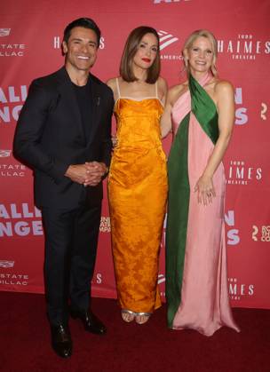 ˜Fallen Angels™ cast on opening night of their Broadway play at the Todd Haimes Theatre Featuring: Mark Consuelos, Rose Byrne, Kelli O Hara Where: New York City, New York, United States When: 19 Apr 2026 Credit: Adam Nemser INSTARimages EDITORIAL USE ONLY. NOT FOR USE BY NEWSPAPERS BASED IN THE UK. Copyright: xADAMxNEMSERx instar55629268