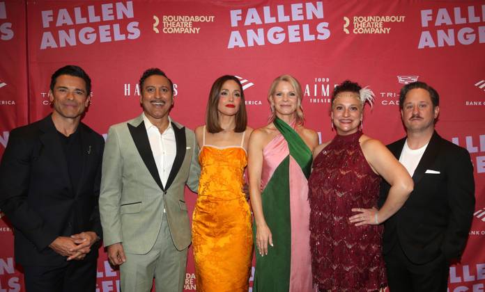 ˜Fallen Angels™ cast on opening night of their Broadway play at the Todd Haimes Theatre Featuring: Mark Consuelos, Aasif Mandvi, Rose Byrne, Kelli O Hara, Tracee Chimo, Christopher Fitzgerald Where: New York City, New York, United States When: 19 Apr 2026 Credit: Adam Nemser INSTARimages EDITORIAL USE ONLY. NOT FOR USE BY NEWSPAPERS BASED IN THE UK. Copyright: xADAMxNEMSERx instar55629300