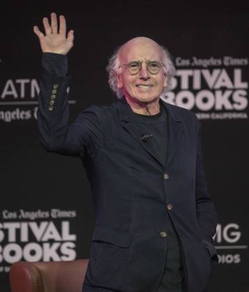 April 19, 2026 - Los Angeles, California, USA - LARRY DAVID speaks at the 2026 Los Angeles Times Festival of Books on the campus of the University of Southern California. Los Angeles USA  - ZUMAce6_ 20260419_zaf_ce6_015 Copyright: xBrianxCahnx