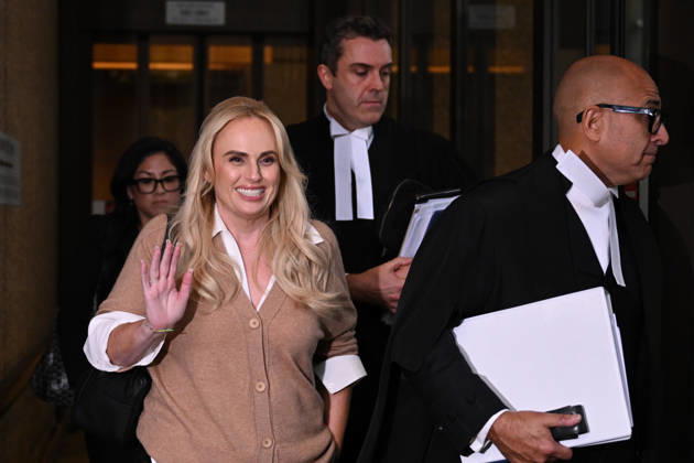 REBEL WILSON COURT, Rebel Wilson leaves the Federal Court of Australia, in Sydney, Monday, April 20, 2026. ( NO ARCHIVING SYDNEY NEW SOUTH WALES AUSTRALIA  Copyright: xDEANxLEWINSx 20260420122349206246