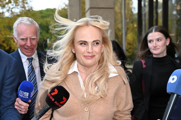 REBEL WILSON COURT, Rebel Wilson leaves the Federal Court of Australia, in Sydney, Monday, April 20, 2026. ( NO ARCHIVING SYDNEY NEW SOUTH WALES AUSTRALIA  Copyright: xDEANxLEWINSx 20260420185665762226