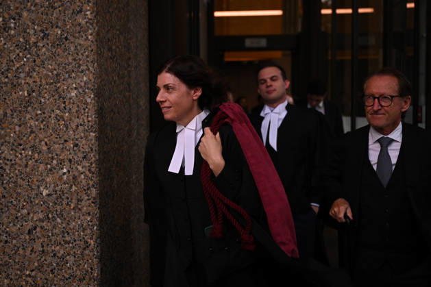 REBEL WILSON COURT, Lawyer Sue Chrysanthou (left) SC leaves the Federal Court of Australia, in Sydney, Monday, April 20, 2026. ( NO ARCHIVING SYDNEY NEW SOUTH WALES AUSTRALIA  Copyright: xDEANxLEWINSx 20260420150717978120