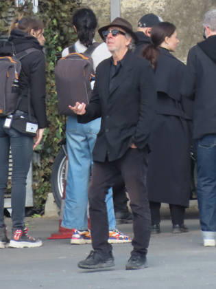 Wednesday Filming - Paris Director Tim Burton, Jenna Ortega and Fred Armisen seen during the filming of Wednesday Season 3 directed by Tim Burton in Paris, France on April 20, 2026. Photo by ABACAPRESS.COM Paris France  Copyright: xABACAx