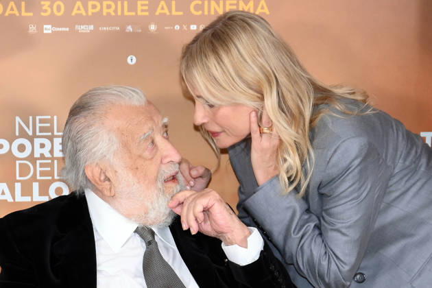 Nel tepore del ballo photocall in Rome Pupi Avati and Isabella Ferrari attends the photocall of the film Nel tepore del ballo at the Hotel NH Giustiniano Rome. Rome 14 04 206, Credit:Massimo Landucci Avalon  Copyright: xMassimoxLanduccix xAvalonx 1093063519