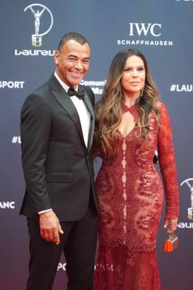 Cafu and Mariah Morais at photocall for Laureus awards 2026 in Madrid on Monday, 20 April 2026 Cordon Press 