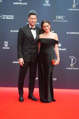 Oscar de Marcos and Ibone at photocall for Laureus awards 2026 Cordon Press 