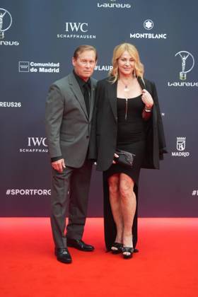 Retired Romanian gymnast Nadia Comaneci at photocall for Laureus awards 2026 in Madrid on Monday, 20 April 2026. Cordon Press 