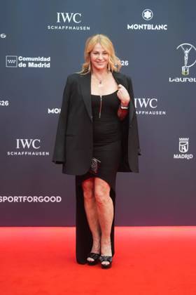 Retired Romanian gymnast Nadia Comaneci at photocall for Laureus awards 2026 in Madrid on Monday, 20 April 2026. Cordon Press 