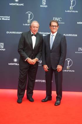 Fabio Capello at photocall for Laureus awards 2026 in Madrid on Monday, 20 April 2026. Cordon Press 