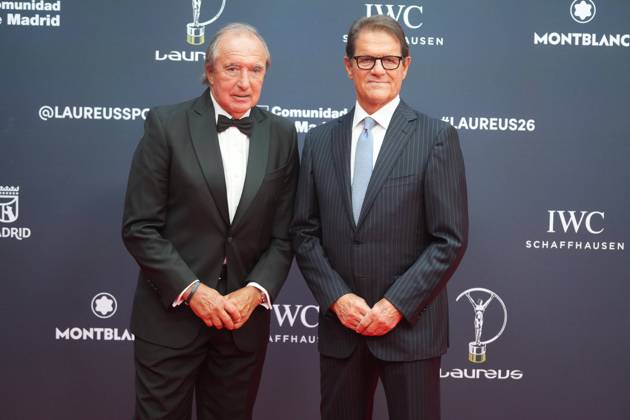 Fabio Capello at photocall for Laureus awards 2026 in Madrid on Monday, 20 April 2026. Cordon Press 