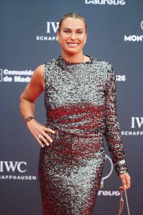 Aryna Sabalenka at photocall for Laureus awards 2026 in Madrid on Monday, 20 April 2026. Cordon Press 
